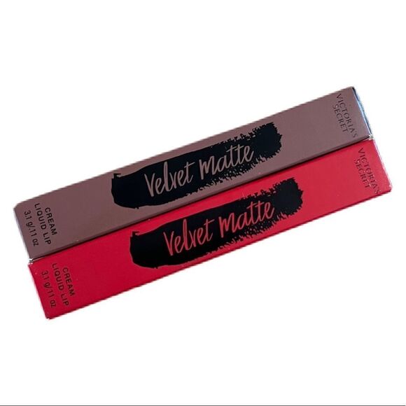 Victoria’s Secret set of 2 Velvet Matte cream liquid lip dramatic full coverage - Picture 1 of 7